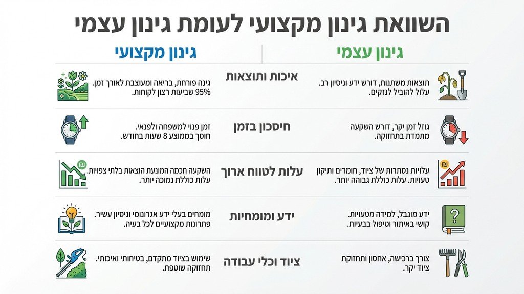 נוצר על ידי מודל בינה מלאכותית Gemini Pro צוות גינון מבצע עבודות תחזוקה וגיזום בגינה מטופחת